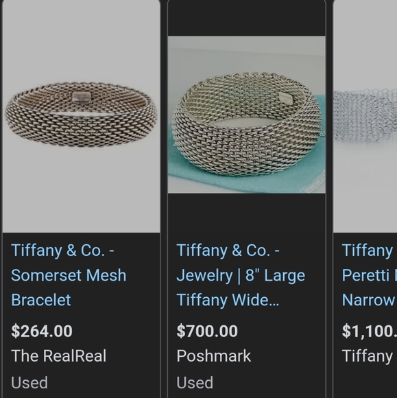 Mesh Bracelet Flexible Wide Silver Tone Bangle | Somerset Replica EUC - Picture 9 of 16